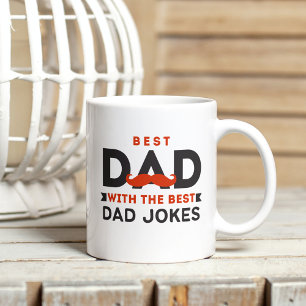 Bester Vater mit dem besten Vater Jokes Vatertag Kaffeetasse