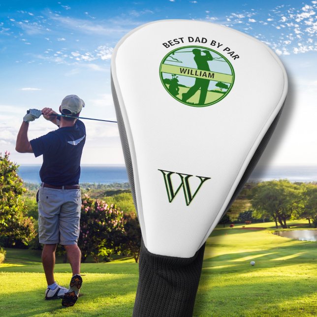 BESTER VATER MIT INDIVIDUELLER NAME CUSTOM MONOGRA GOLF HEADCOVER (Von Creator hochgeladen)