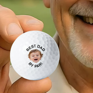 Bester Vater mit Par Golf Ball, neuer Papa, indivi Golfball