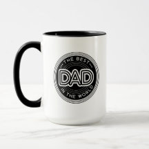 Bester Vater modernes Schwarz-Weiß zum Vatertag