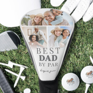 Bester Vater nach Par 3 Foto zum Vatertag Golf Headcover