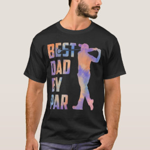 Bester Vater nach Par Ball Disk Daddy Golfer Gefär T-Shirt