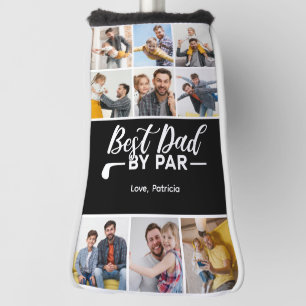 Bester Vater nach Par Custom 9 Fotos Vatertag Golf Headcover
