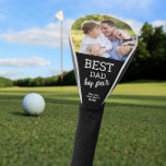 Bester Vater nach Par Custom Foto Moderne Vaterzei Golf Headcover<br><div class="desc">Feiern Sie Vaters Liebe zum Golfspielen mit unserem Custom Foto Modern Vatertag Golf Head Cover. Personalisieren Sie es mit einem Lieblings-Foto, indem er ein einzigartiges und nachdenkliches Geschenk, das er auf dem Golfplatz schätzen wird. Geben Sie Vater eine besondere Touch von Stil und Sentimentalität mit diesem maßgeschneiderten Golftonzept, das seine...</div>