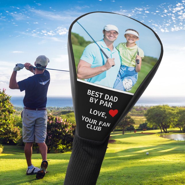 Bester Vater nach Par Custom Foto Personalisiert Golf Headcover (Von Creator hochgeladen)