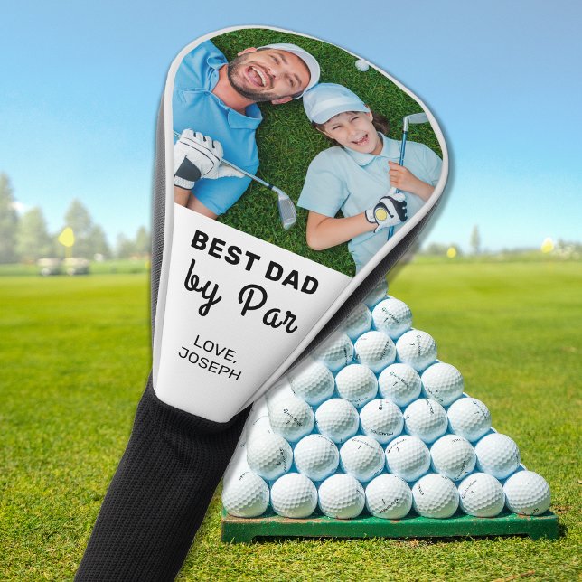 Bester Vater nach Par Custom Foto Vatertag Golf Headcover (Von Creator hochgeladen)