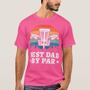 Bester Vater nach Par Disk Golf T-Shirt
