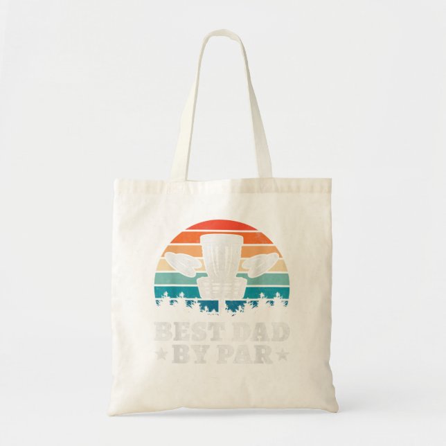 Bester Vater nach Par, Disk Golf Tragetasche (Vorne)