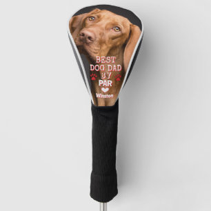 Bester Vater nach Par Dog Foto Golf Headcover