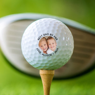 Bester Vater nach Par Foto Golfball