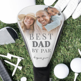 Bester Vater nach Par Foto Vater Golf Headcover