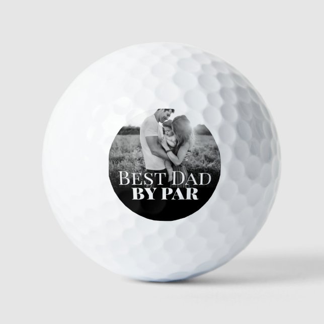 Bester Vater nach Par Geschenk für Vater | Persona Golfball (Vorderseite)