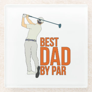 Bester Vater nach Par Glasuntersetzer