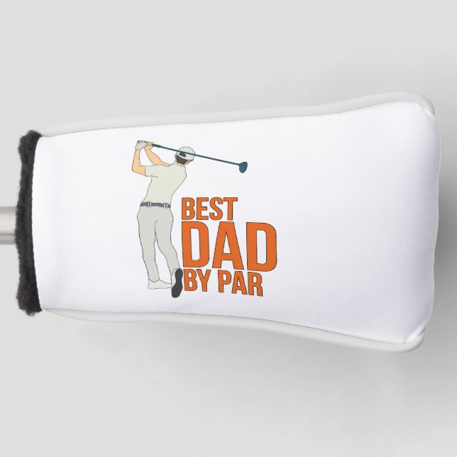 Bester Vater nach Par Golf Headcover (Vorderseite)