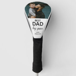 Bester Vater nach Par Golf-Zitat mit Liebe Golf Headcover