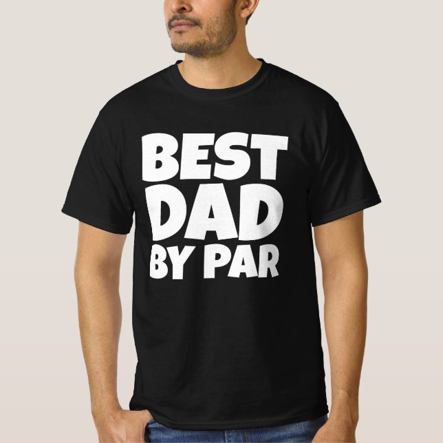 BESTER VATER NACH PAR GOLFER T - SHIRT (Vorderseite)