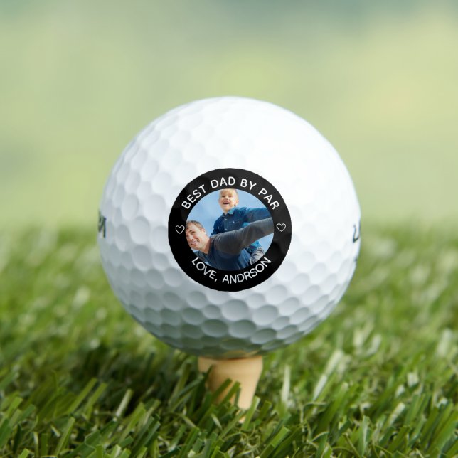 Bester Vater nach Par Individuelle Name Foto Vater Golfball (Insitu T-Shirt)