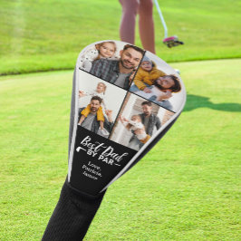Bester Vater nach Par mit benutzerdefinierten Foto Golf Headcover