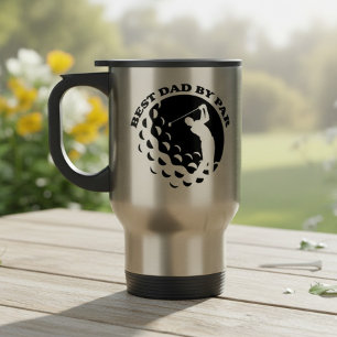 Bester Vater nach Par Modernes Golfspiel Reisebecher