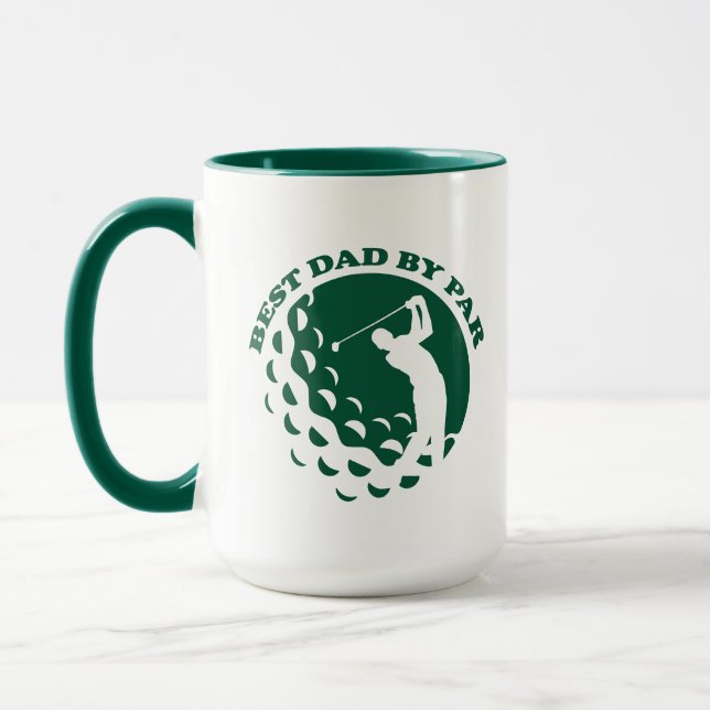 Bester Vater nach Par Modernes Golfspiel Tasse (Links)