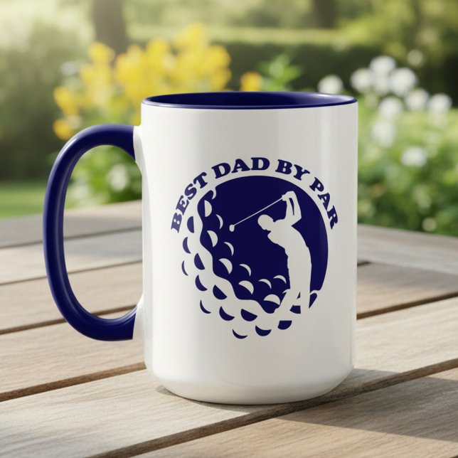 Bester Vater nach Par Modernes Golfspiel Tasse (Von Creator hochgeladen)