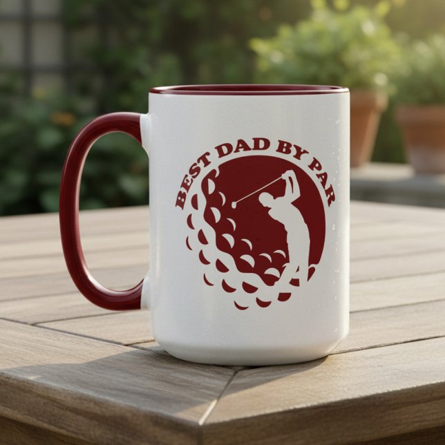 Bester Vater nach Par Modernes Golfspiel Tasse (Von Creator hochgeladen)