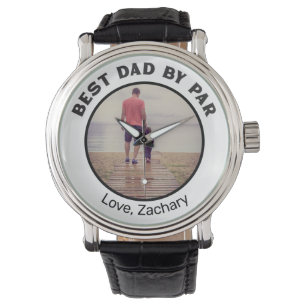 Bester Vater nach Par Personalisiert Foto Armbanduhr