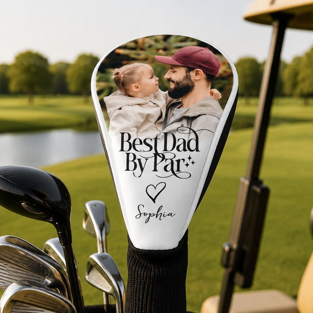 Bester Vater nach Par Personalisiert Golf Headcover (Von Creator hochgeladen)