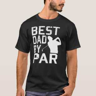 Bester Vater nach Par Vintag Pro Golfer Vatertag T-Shirt