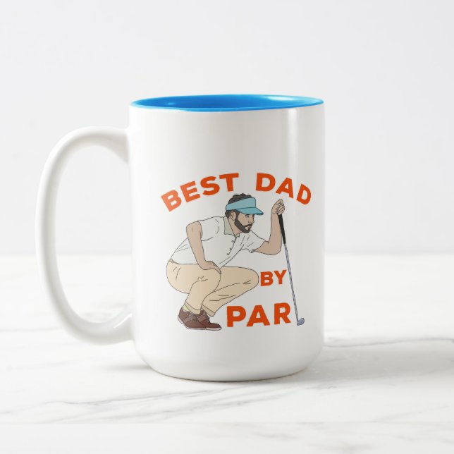 Bester Vater nach Par Zweifarbige Tasse (Links)