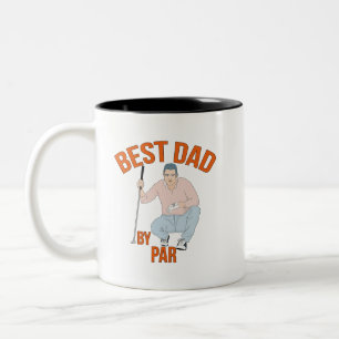 Bester Vater nach Par Zweifarbige Tasse