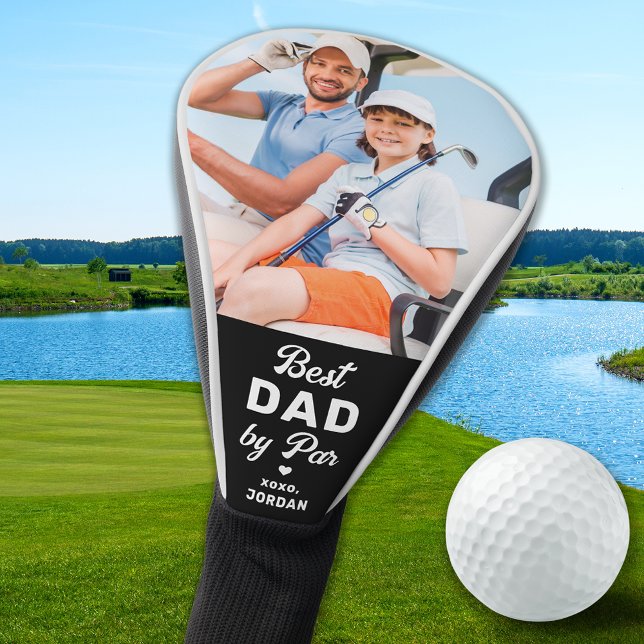BESTER VATER PAR Custom Foto Moderner Golfer Golf Headcover (Von Creator hochgeladen)