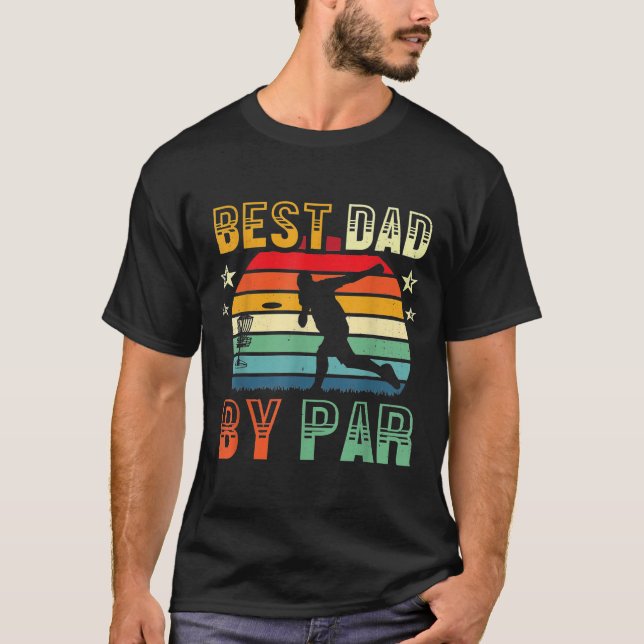 Bester Vater Par Disc Golf Golfer Golfspielen Fris T-Shirt (Vorderseite)