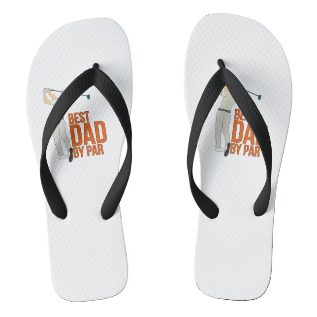 Bester Vater Par Flip Flops (Fußbett)