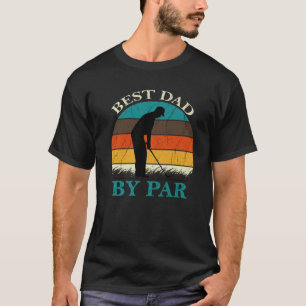Bester Vater Par Funny Golf Vatertag Geschenk T-Shirt