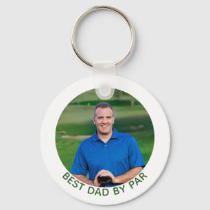 Bester Vater Par Golf Foto Schlüsselanhänger