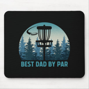 Bester Vater Par lustige Disc Golf Frisbee Golfer Mousepad