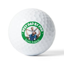 Bester Vater par personalisiert Green Golfbälle