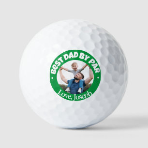 Bester Vater par personalisiert Green Golfbälle