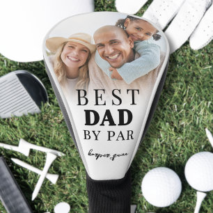Bester Vater Par Personalisiertes Foto Golf Headcover