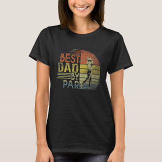 Bester Vater Par Vatertag Golf Großvater T-Shirt