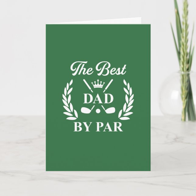 Bester Vater Par-Vatertagskarte Karte (Vorderseite)