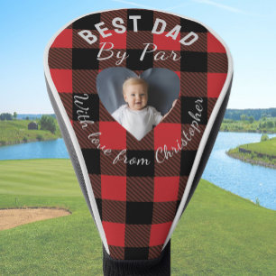 Bester Vater Par-Vorlage Individuelles Kinderfoto  Golf Headcover