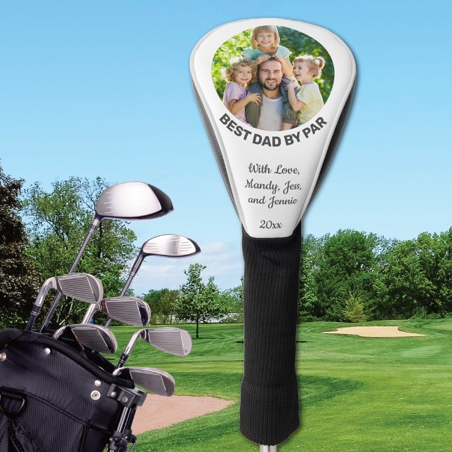 Bester Vater per Par Custom Foto Golf Head Cover Headcover (Von Creator hochgeladen)