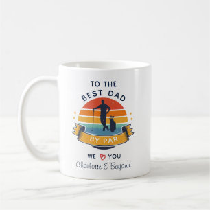 Bester Vater per Par Retro Vatertag Kinder Foto Go Kaffeetasse