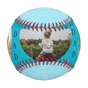 Bester Vater Personalisiert 3 Foto Baseball