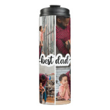 Bester Vater Personalisiert 4 FotoCollage