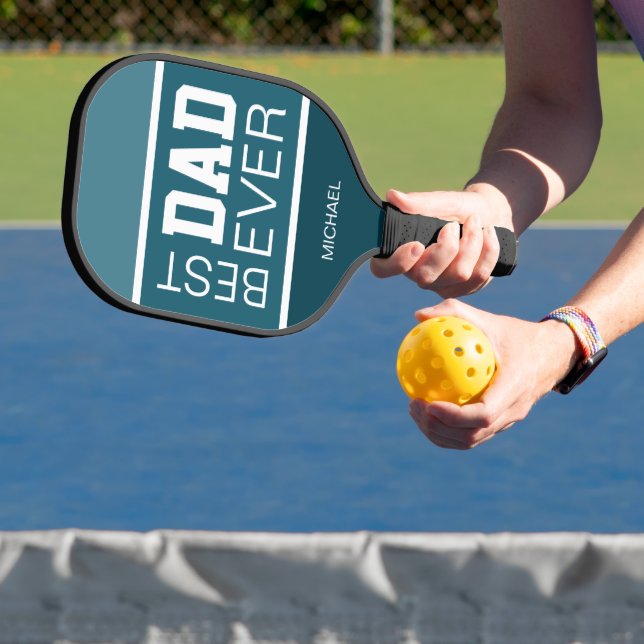Bester Vater Personalisiert Pickleball Schläger (InSitu)