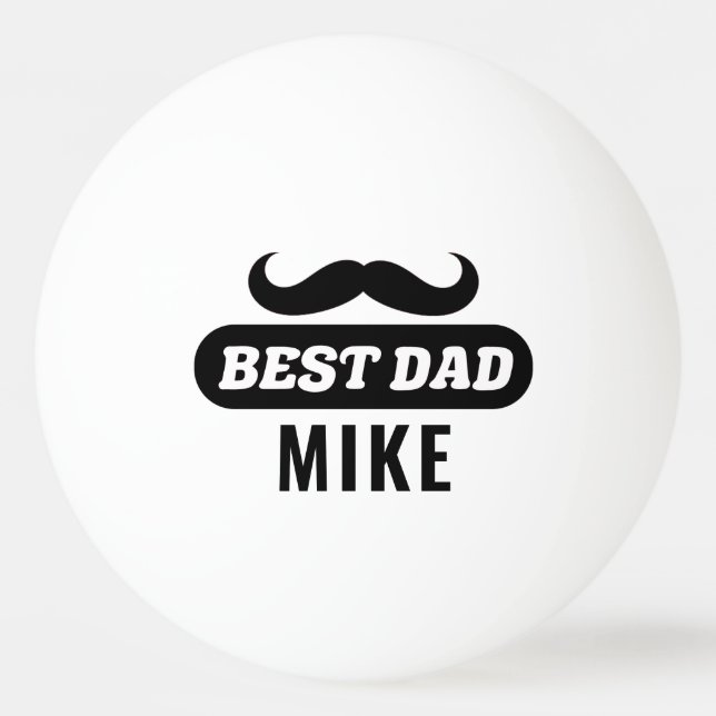 Bester Vater Personalisiert Pong Ball Tischtennisball (Vorderseite)