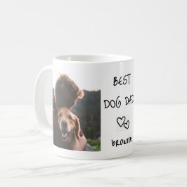 Bester Vater Personalisierter Haustier Name 2 Foto Kaffeetasse
